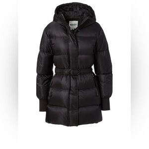KENZO | Black down filled gorgeous quality designer hooded puffer coat jacket
